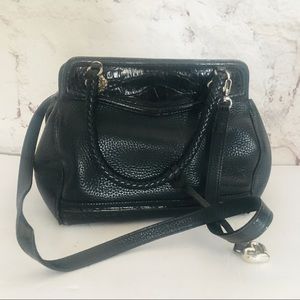 Brighton leather satchel crossbody